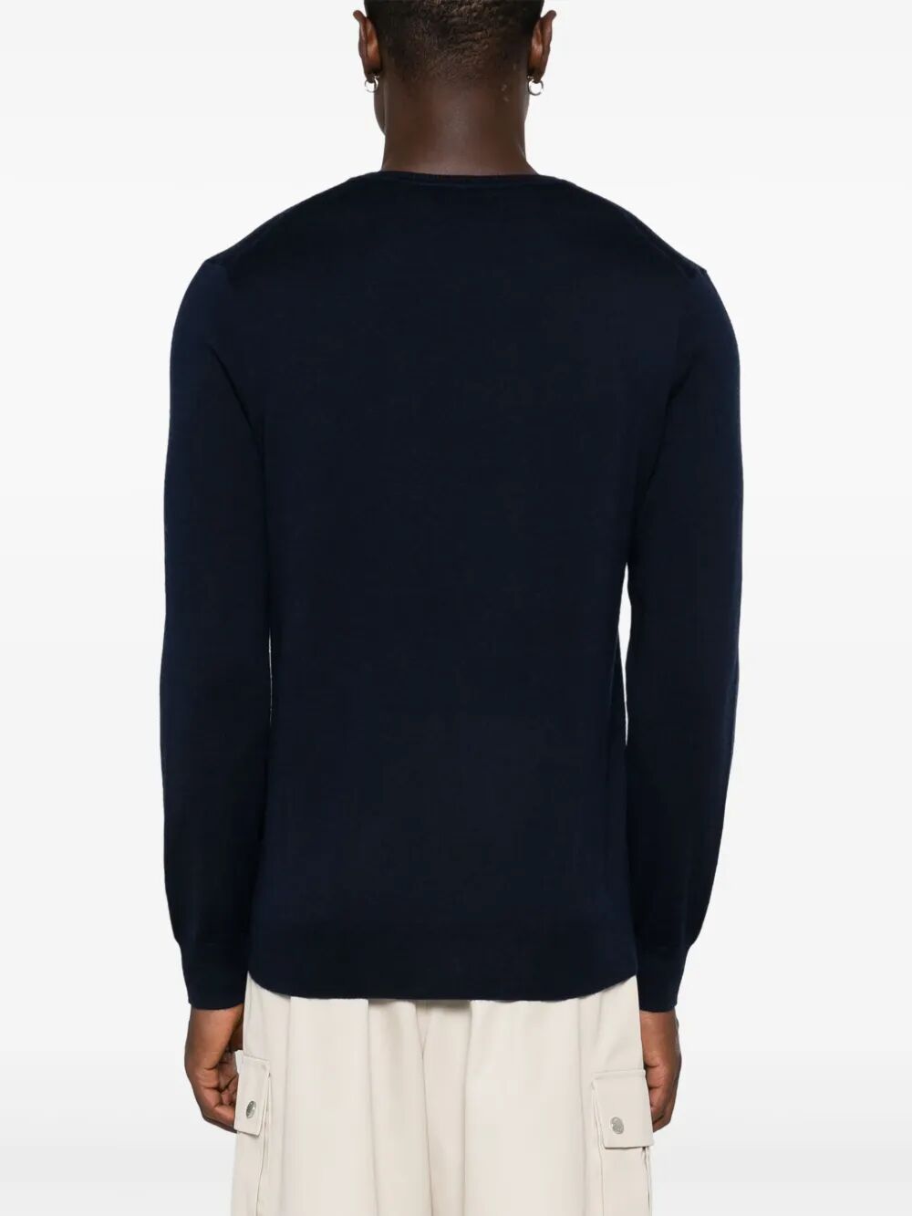 LIGHTWEIGHT WOOL CREW-NECK PULLOVER