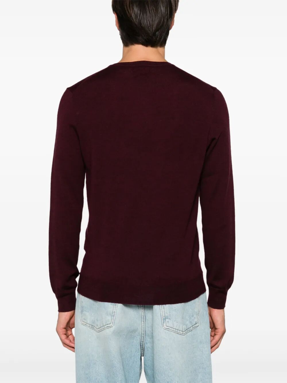 LIGHTWEIGHT WOOL CREW-NECK PULLOVER