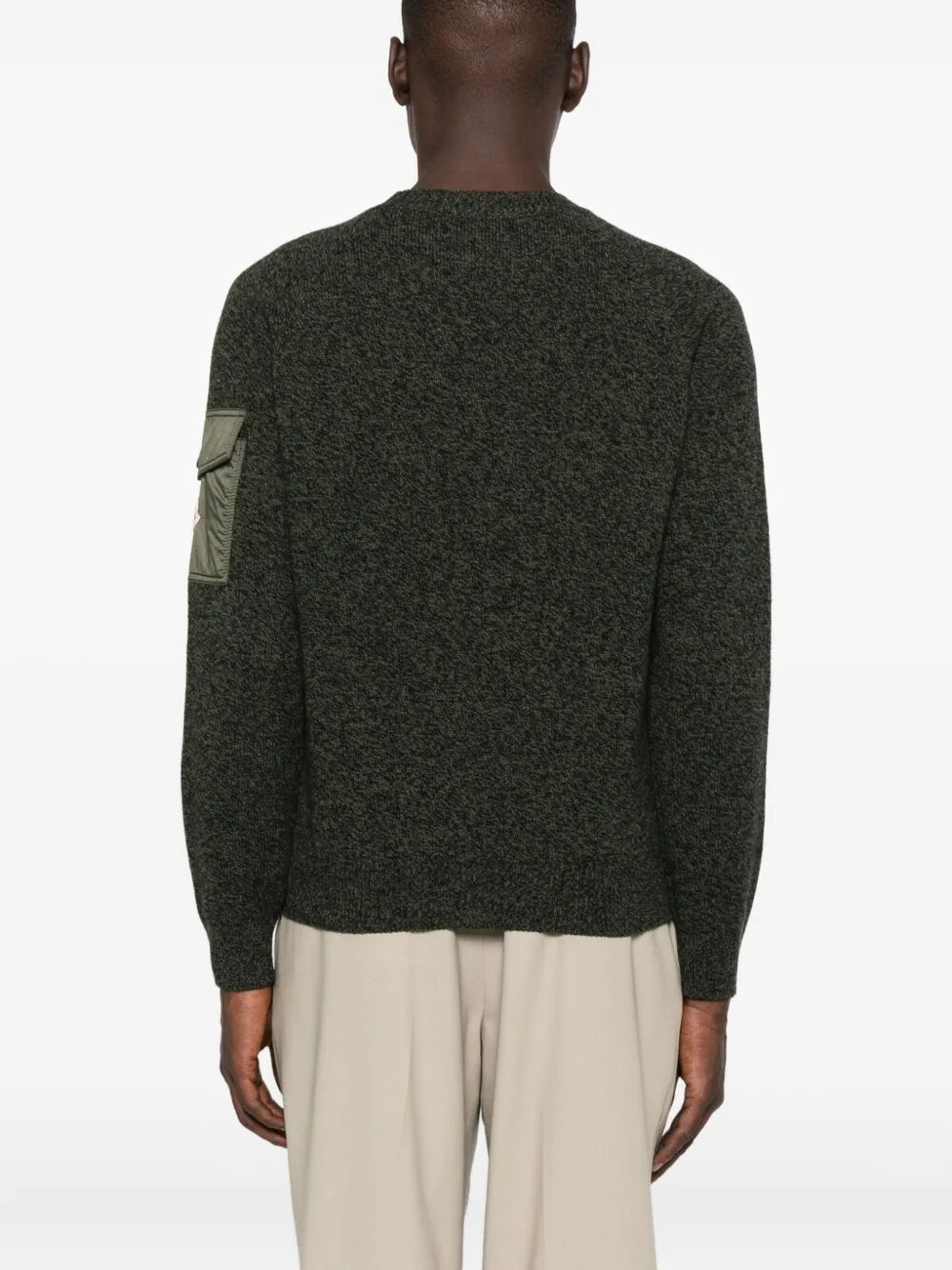 MOULINÉ WOOL AND CASHMERE JUMPER