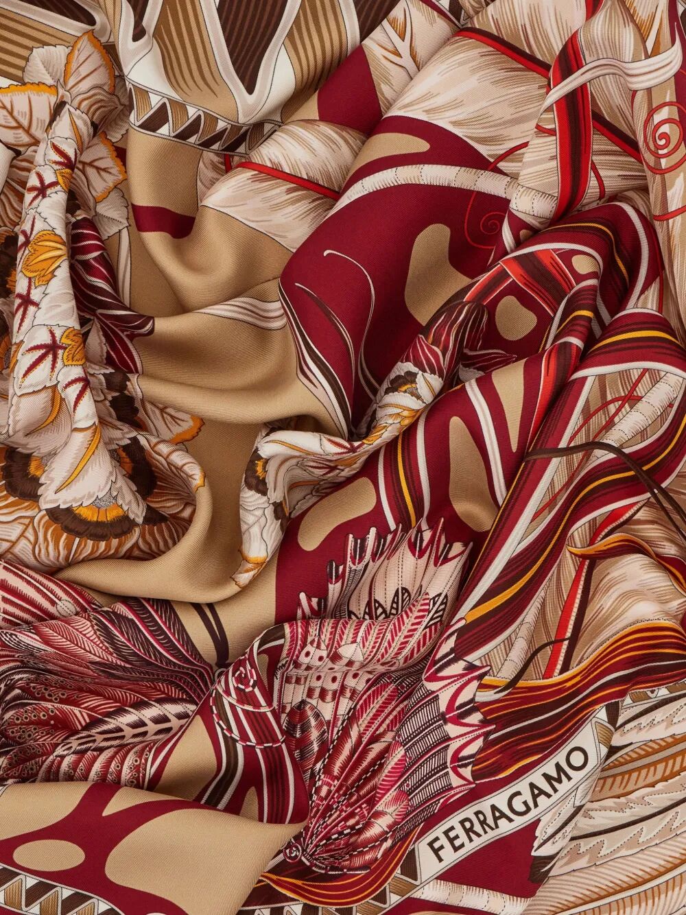 GIADA PRINT SILK SCARF
