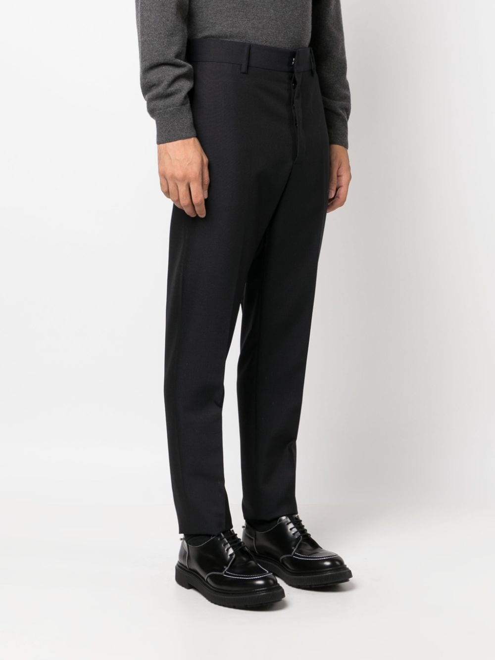 MID-RISE TAILORED TROUSERS