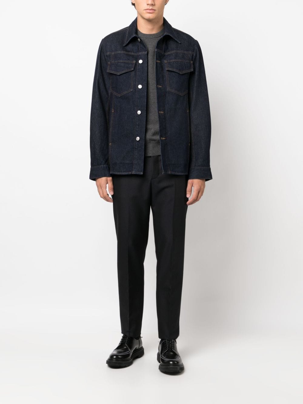 MID-RISE TAILORED TROUSERS