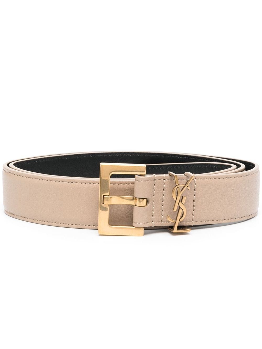 CASSANDRE BELT WITH SQUARE BUCKLE IN SMOOTH LEATHER