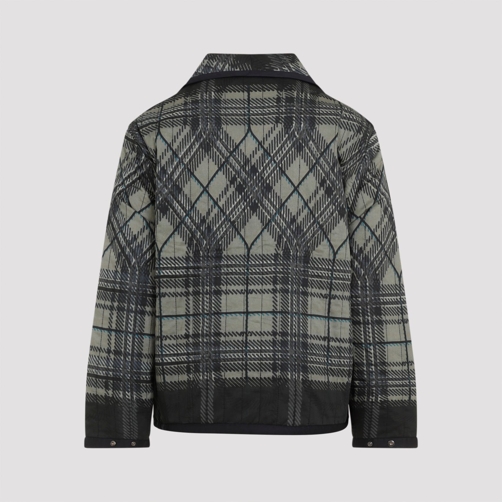 Quilted Plaid Fade Jacket