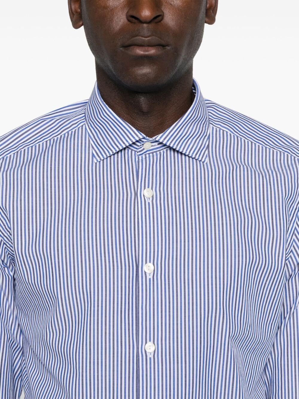 CAMICIA A RIGHE MANICA LUNGA