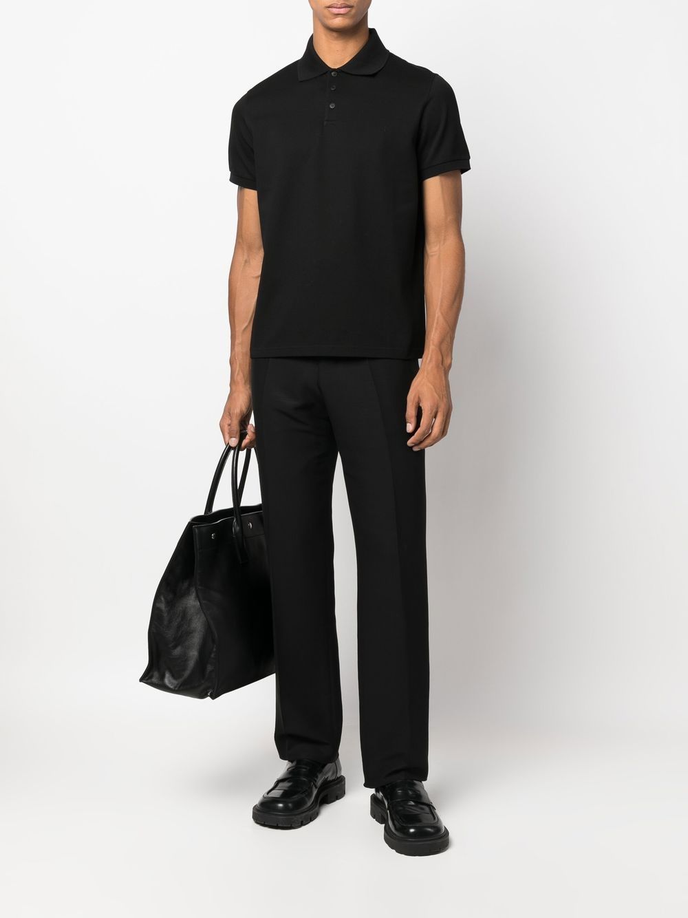COTTON PIQUÉ CASSANDRE EMBROIDERY POLO SHIRT