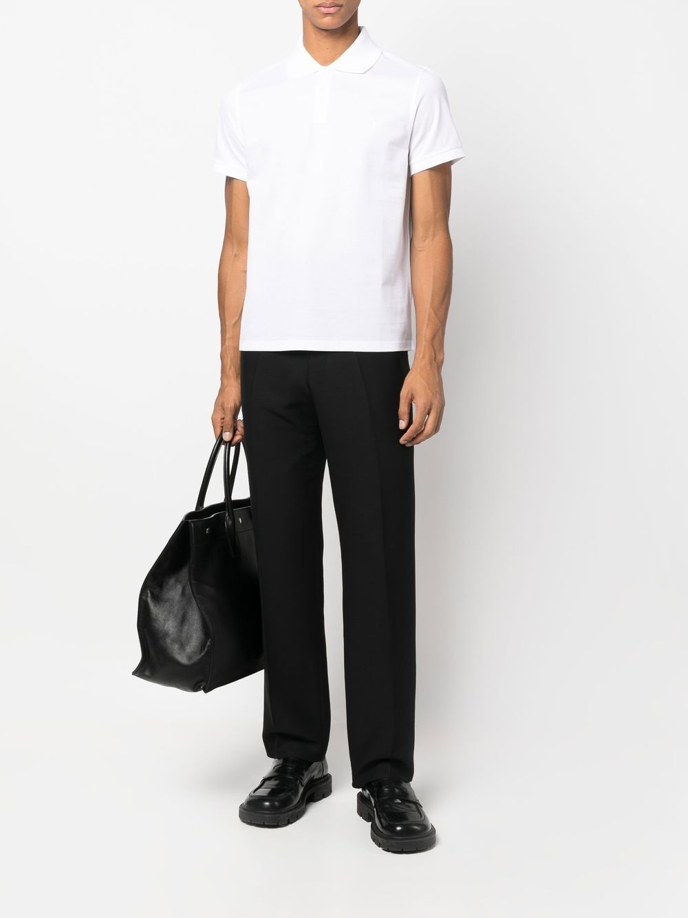 COTTON PIQUÉ CASSANDRE EMBROIDERY POLO SHIRT