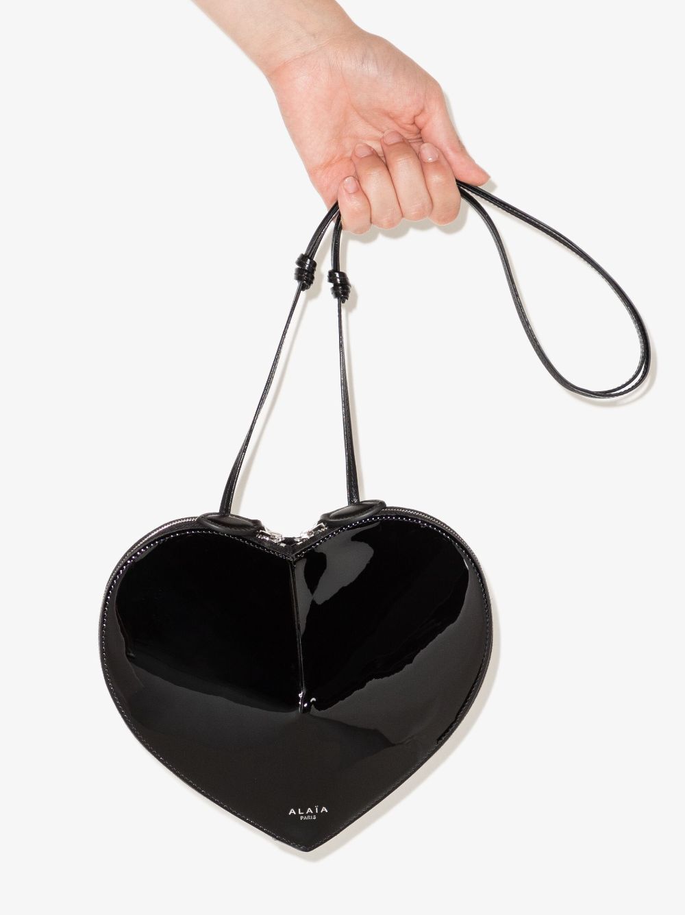 LE CŒUR BAG IN PATENT CALFSKIN
