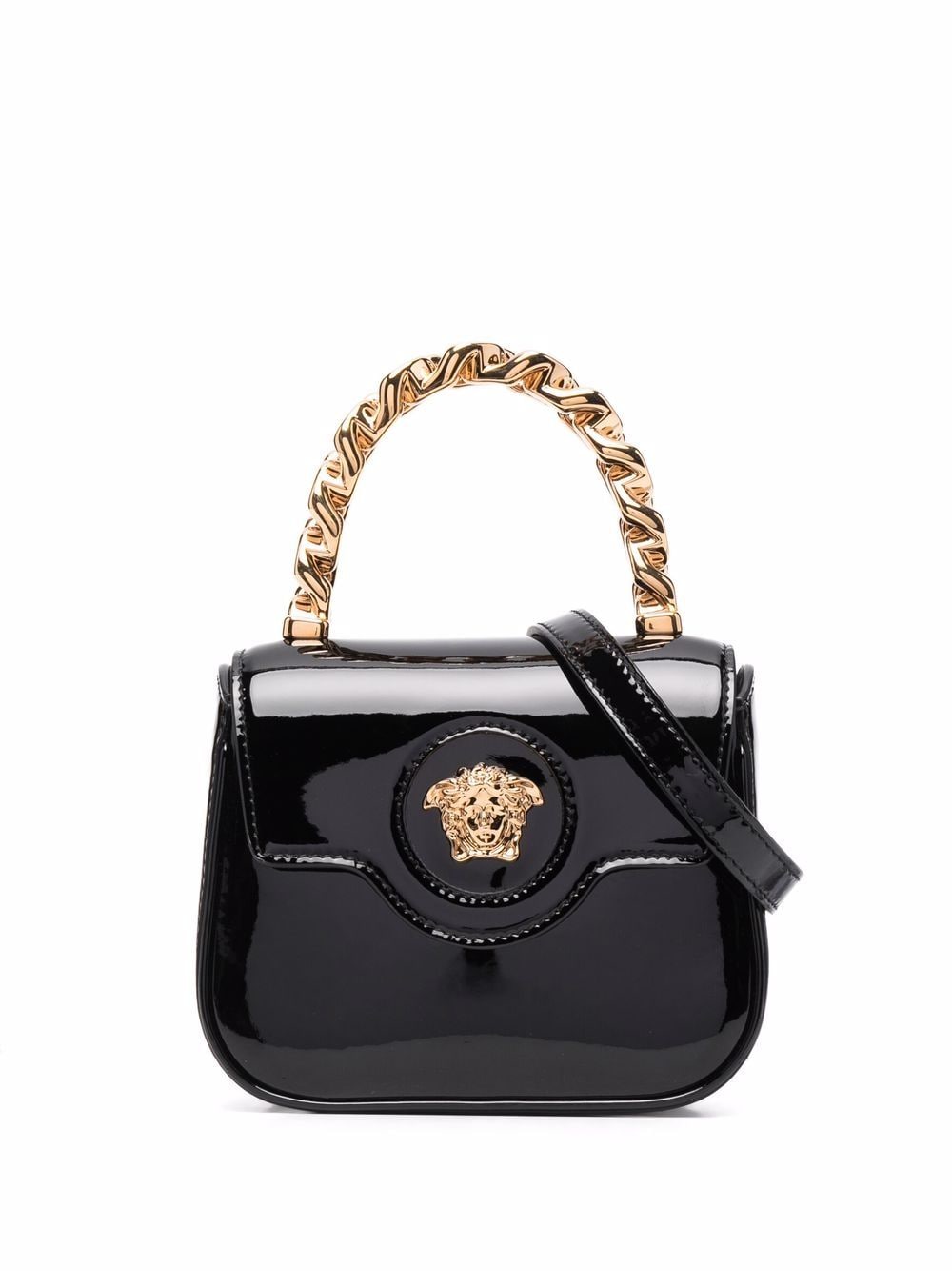 BORSA CON TRACOLLA VERNICE