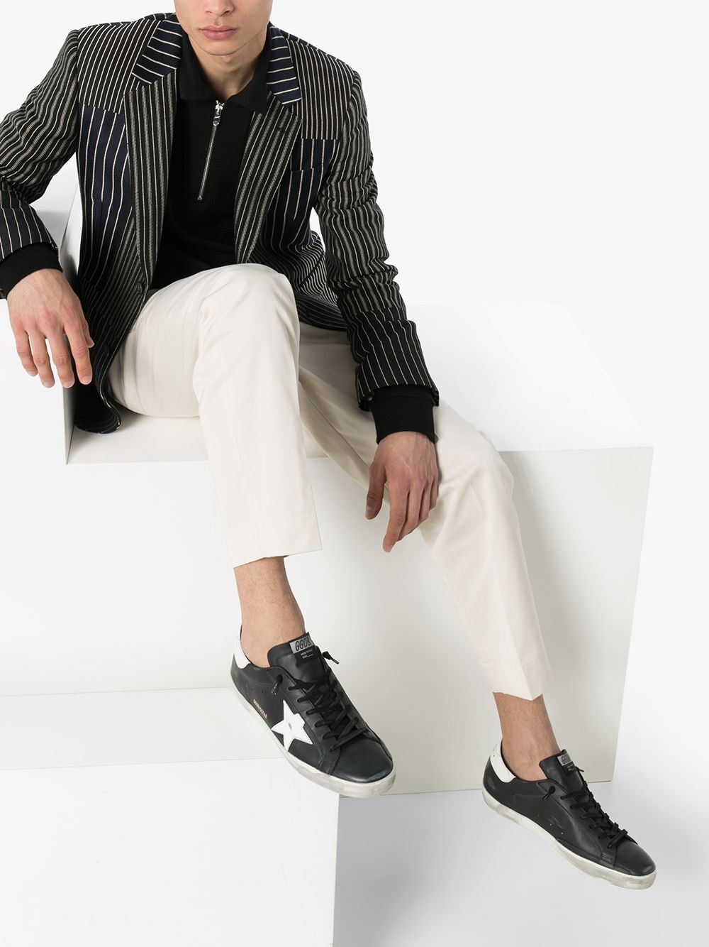 SNEAKERS SUPER-STAR IN PELLE