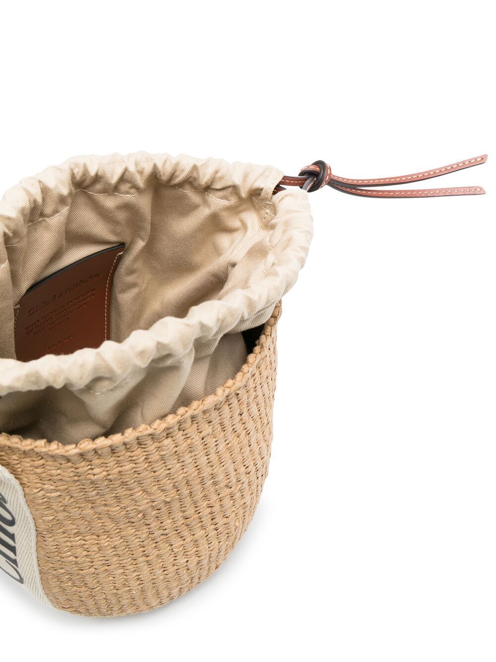 BORSA CESTO WOODY PICCOLA IN FIBRE NATURALI