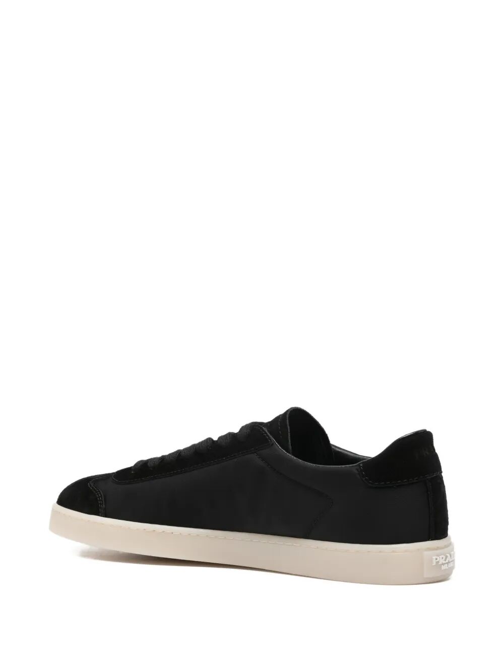NYLON SNEAKERS WITH SUEDE INSERTS