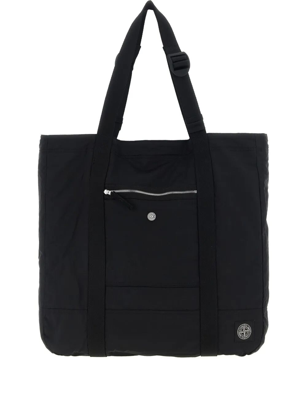 LOGO-PATCH NYLON TOTE BAG