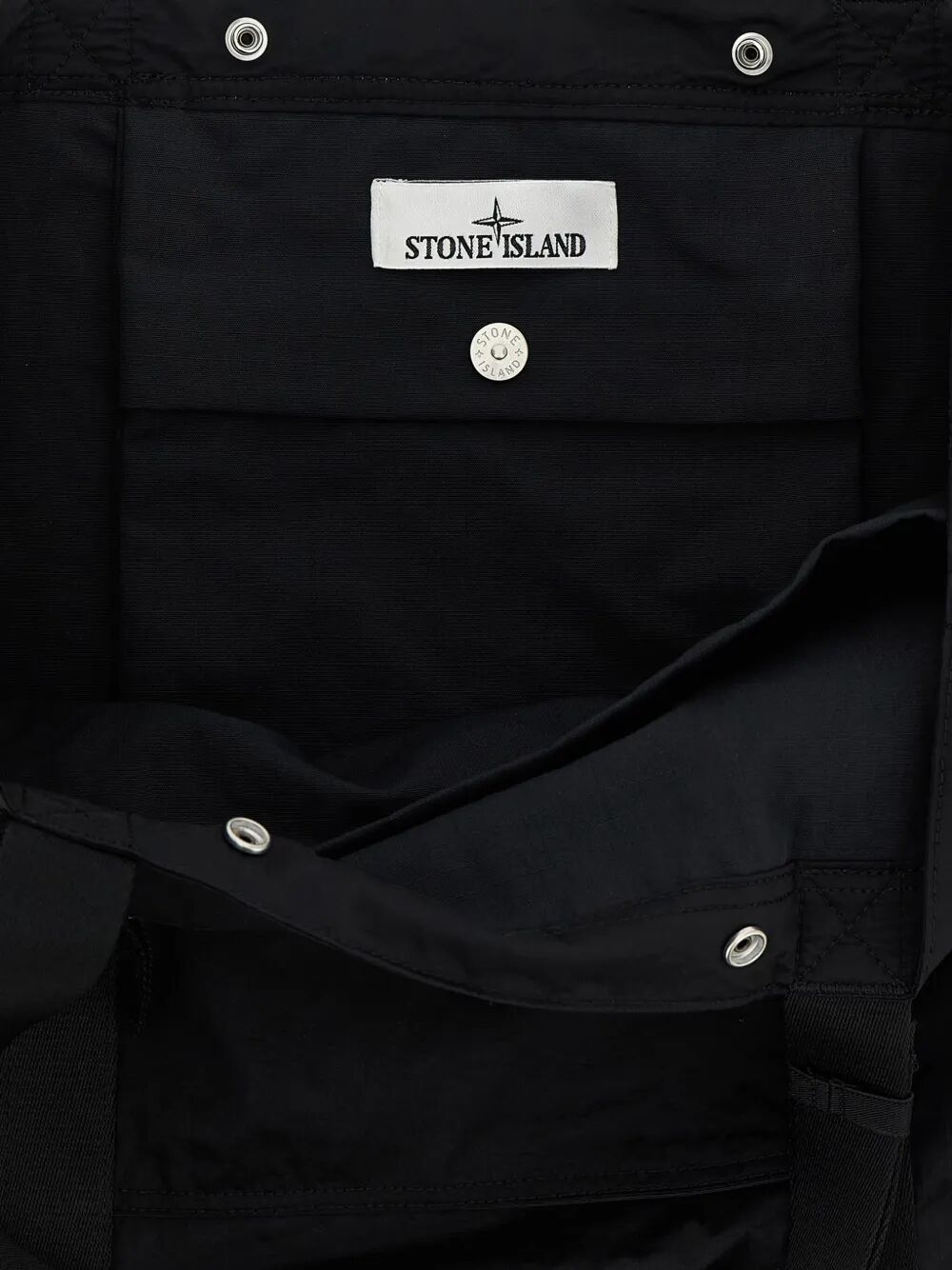 LOGO-PATCH NYLON TOTE BAG