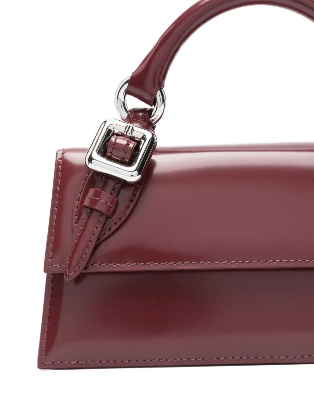 LE CHIQUITO LONG BOUCLE IN SMOOTH LEATHER