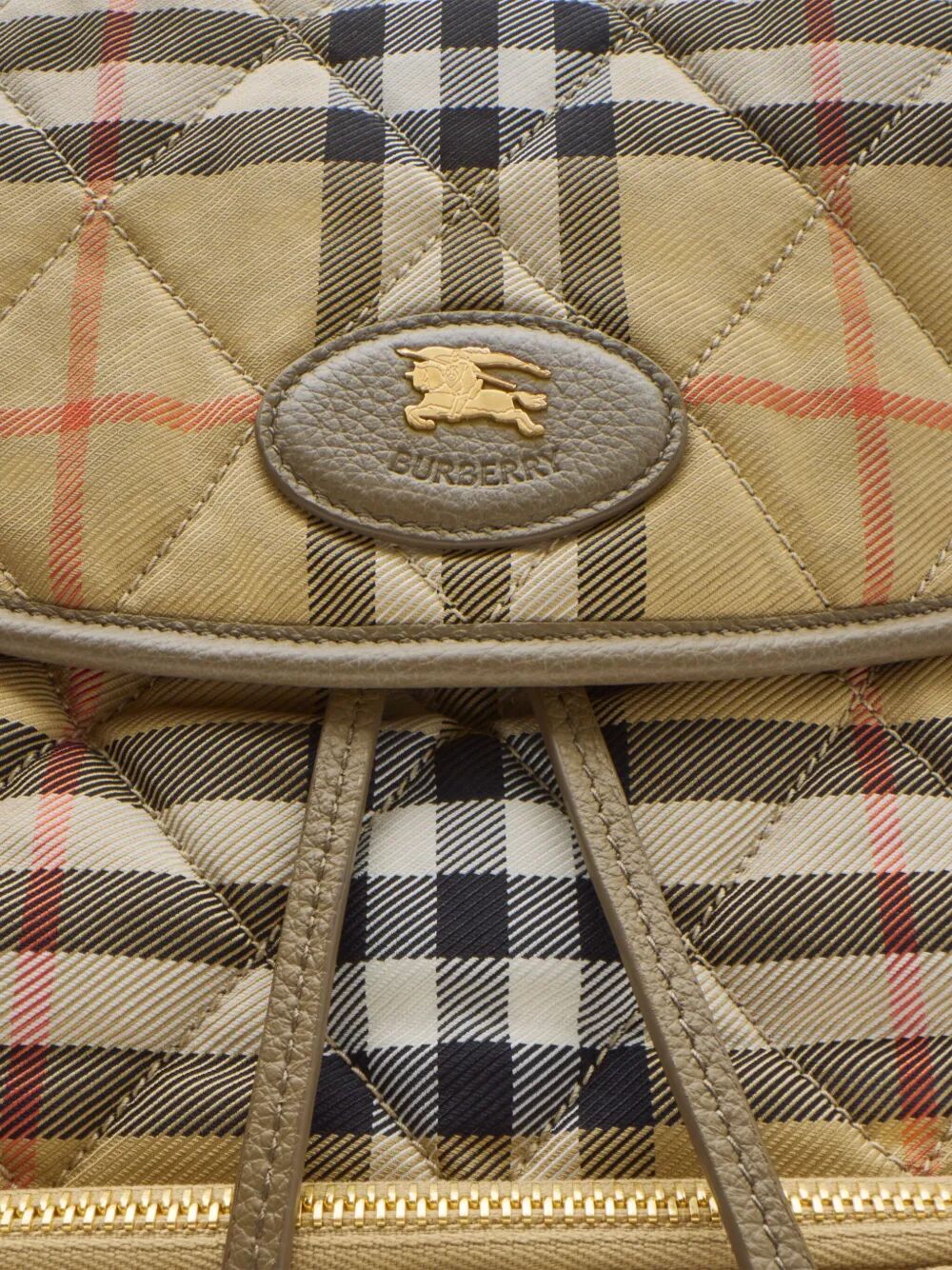 HORSESHOE QUILTED CHECK BACKPACK