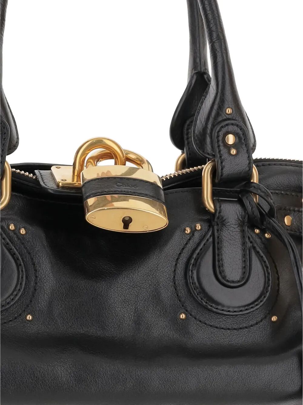 PADDINGTON BAG IN GRAINED LEATHER