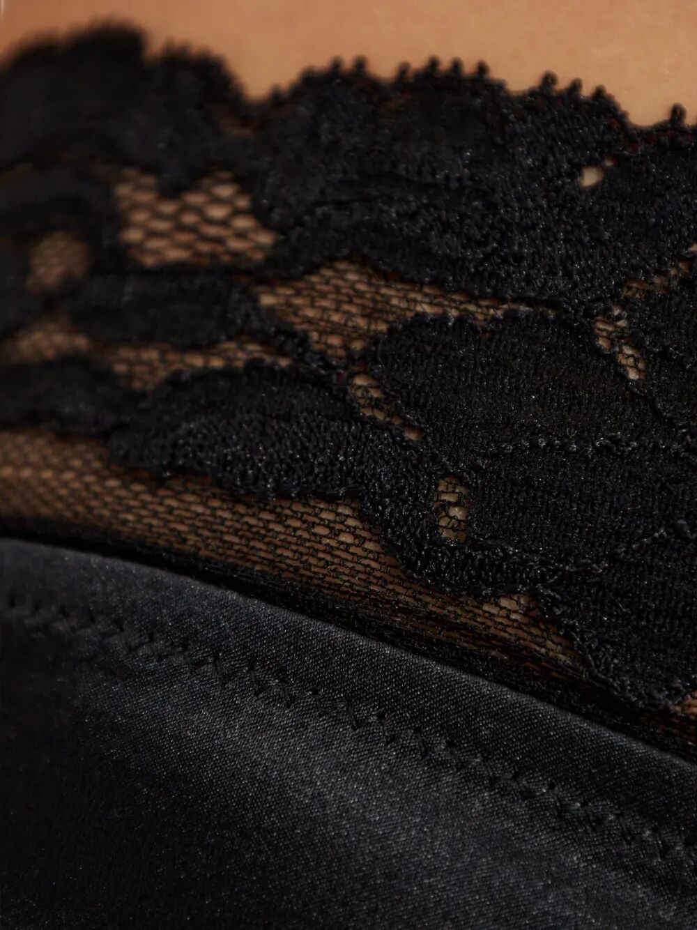 TULLE AND SATIN BRIEFS