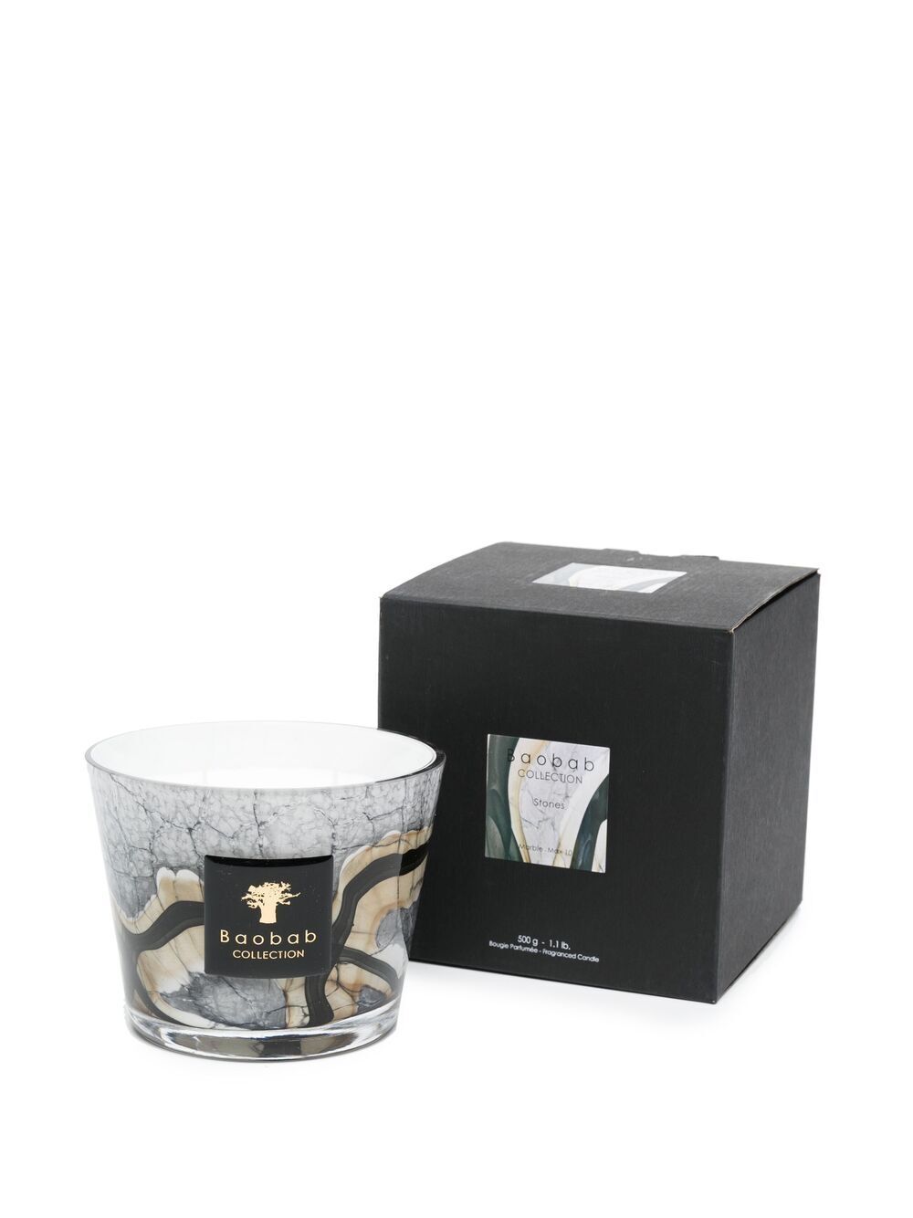 STONES MARBLE MAX 10 CANDLE