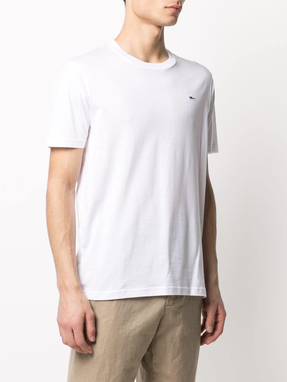 LOGO PATCH COTTON T-SHIRT