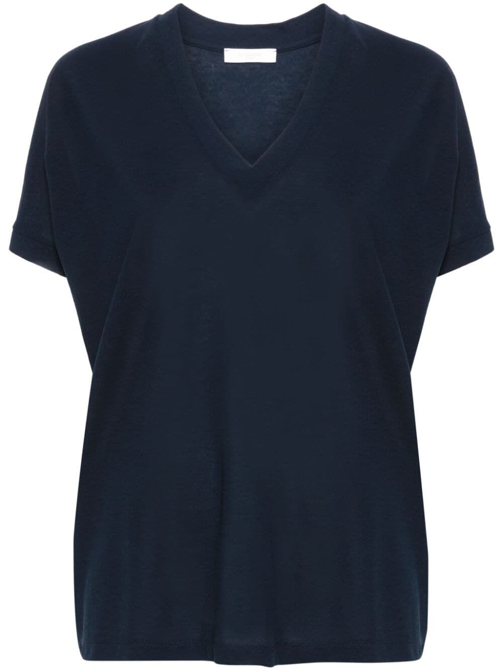 V-NECK COTTON T-SHIRT