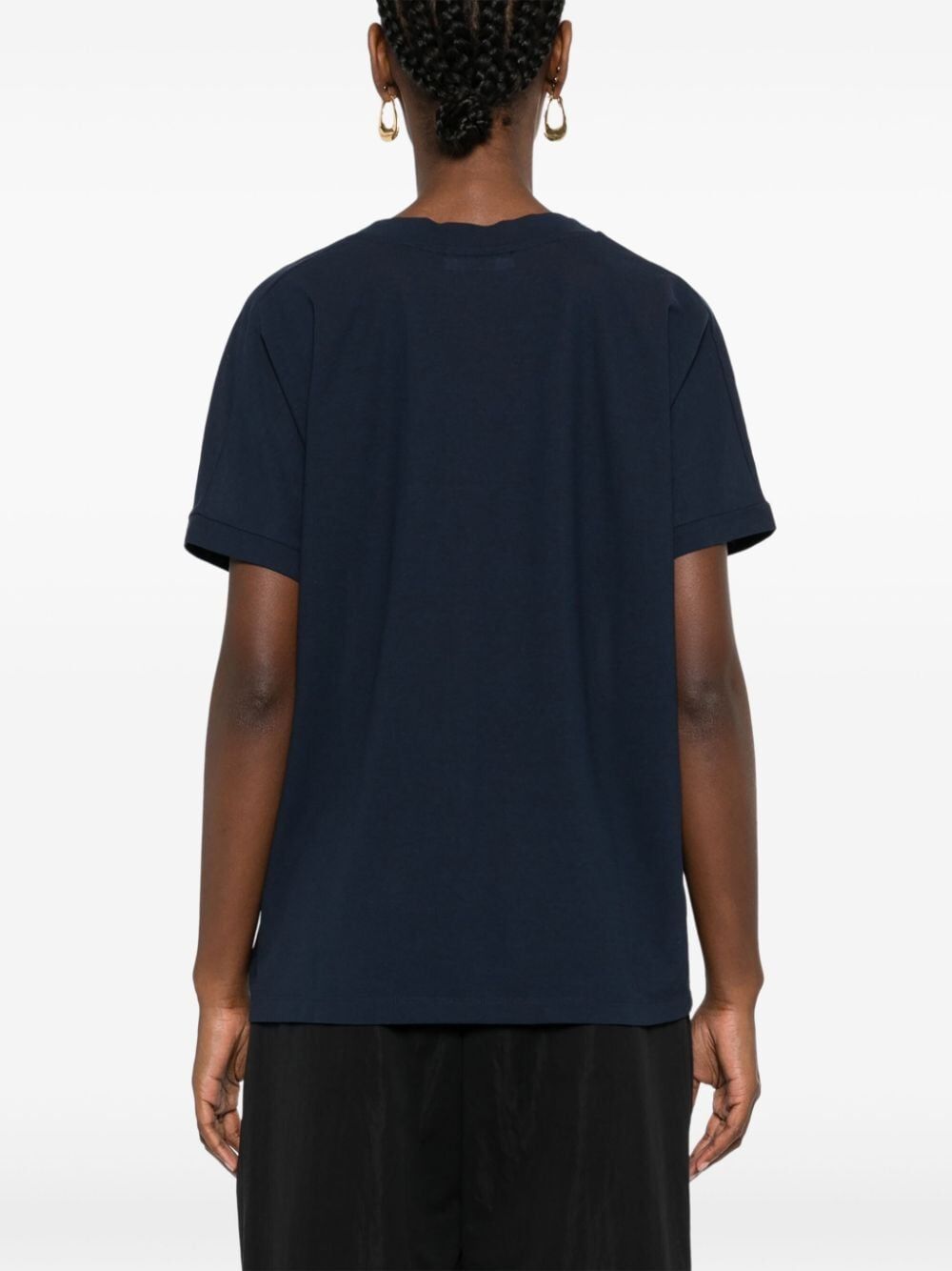 V-NECK COTTON T-SHIRT