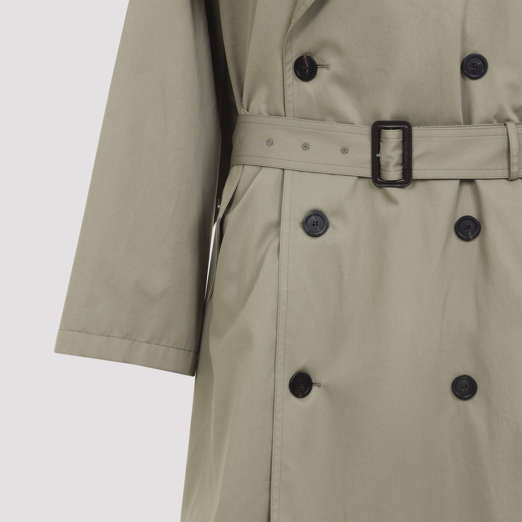 Draped Neck Trench