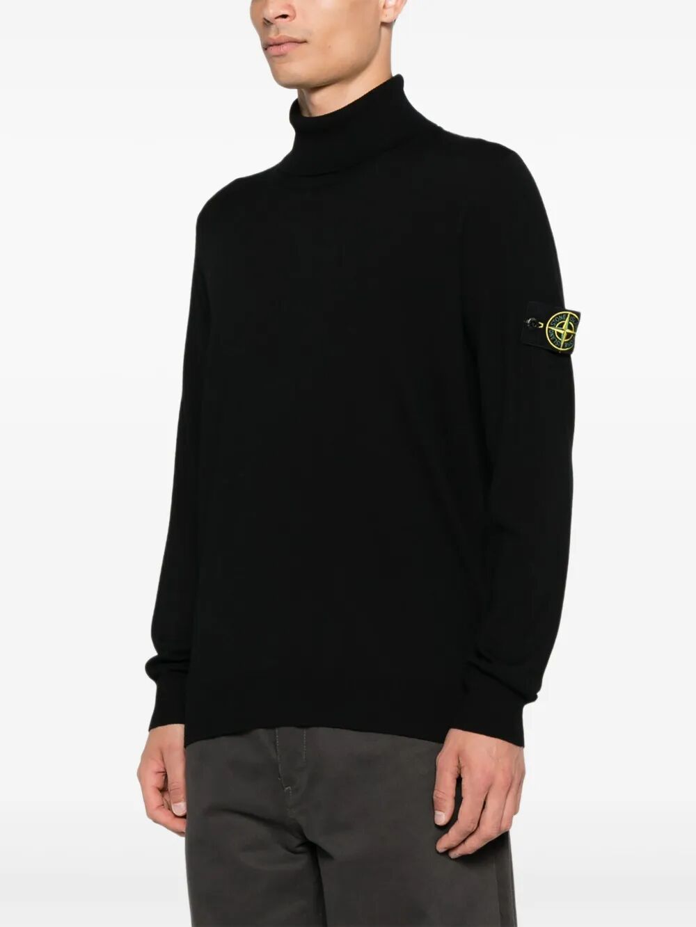 RIBBED WOOL TURTLENECK SWEATER