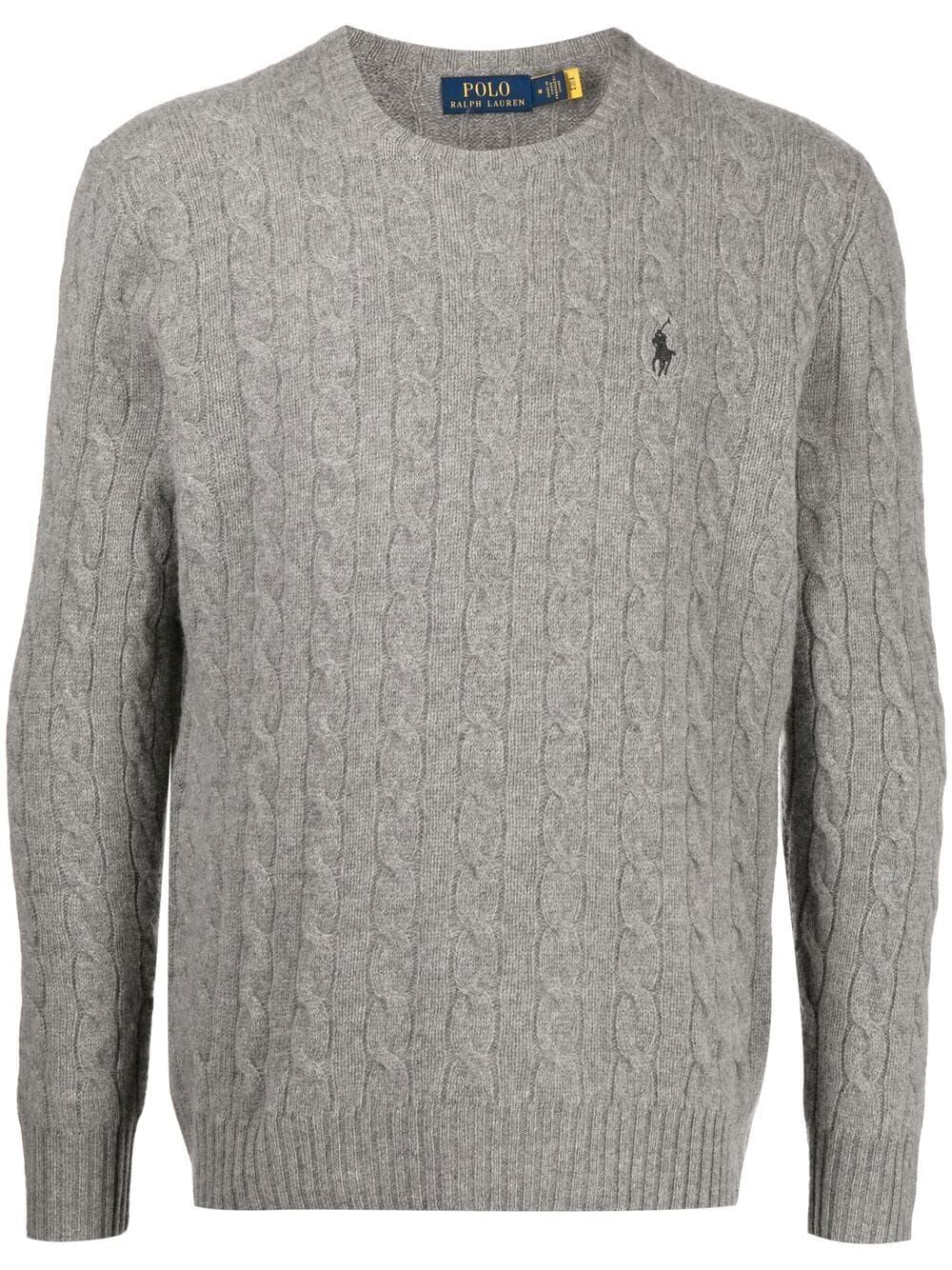 CABLE-KNIT WOOL-CASHMERE JUMPER