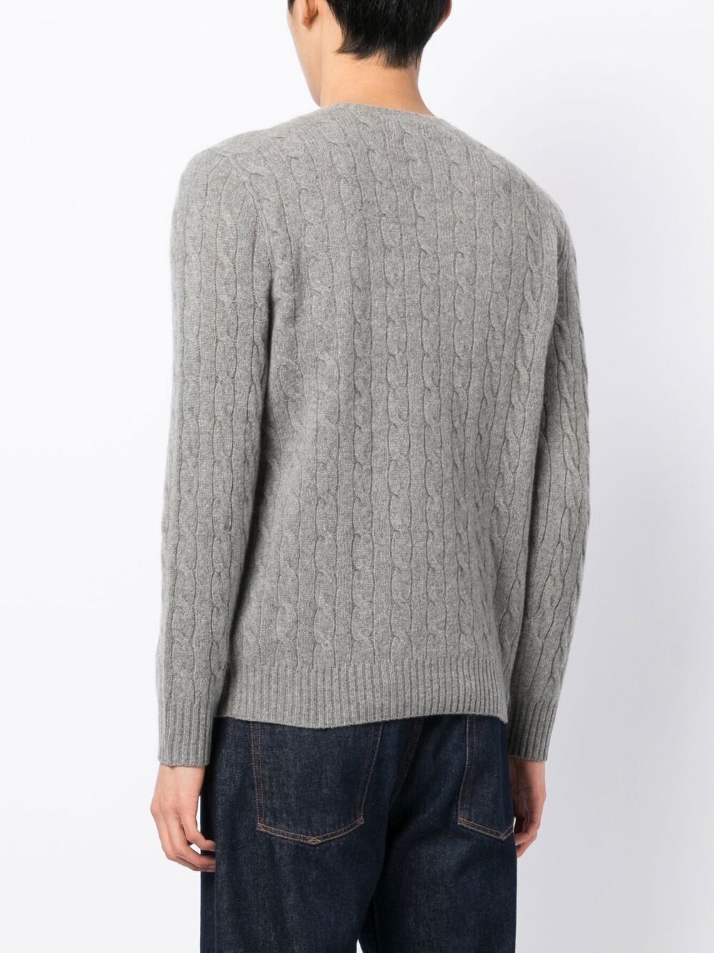CABLE-KNIT WOOL-CASHMERE JUMPER
