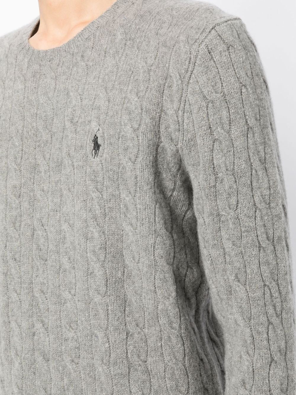 CABLE-KNIT WOOL-CASHMERE JUMPER