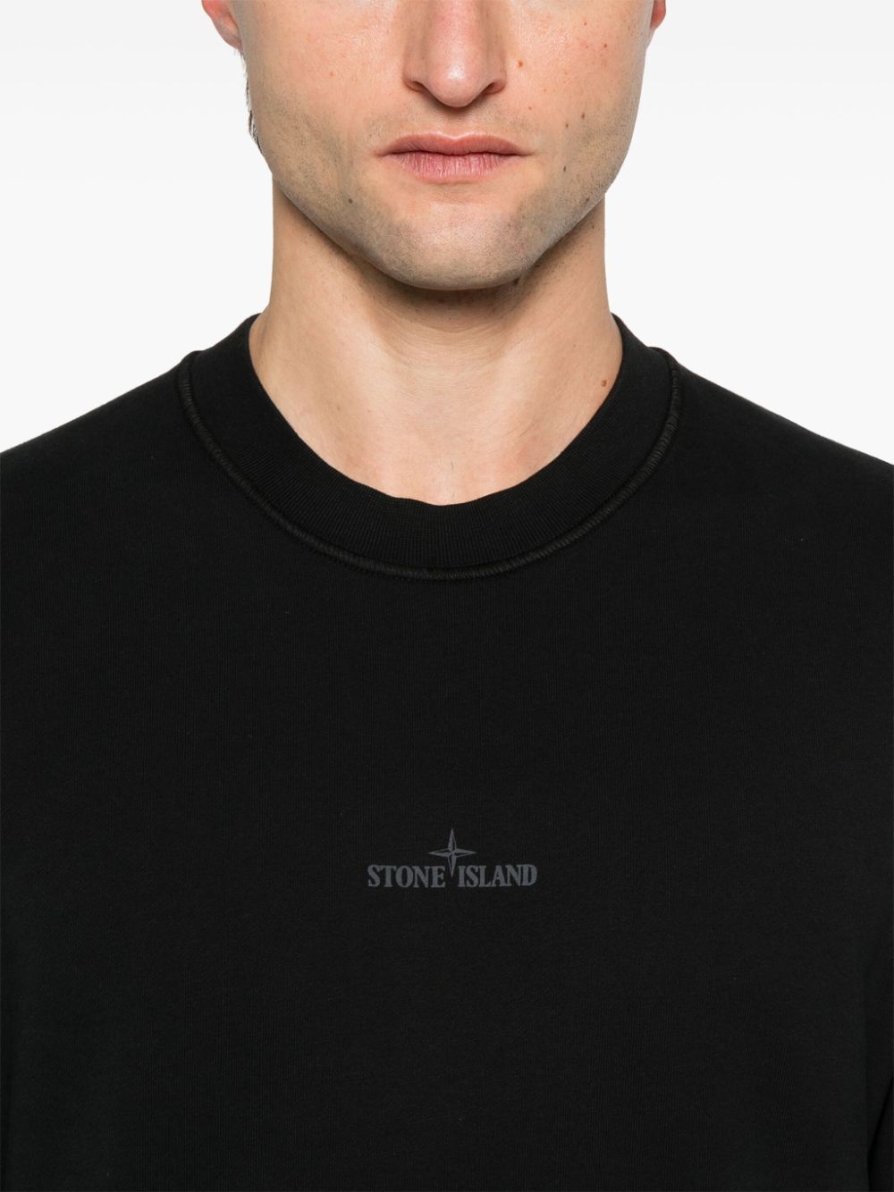 LOGO BACK PRINT CREW NECK SWEATSHIRT