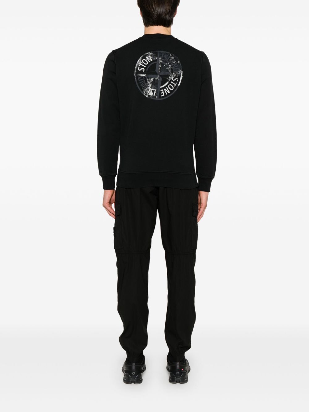 LOGO BACK PRINT CREW NECK SWEATSHIRT