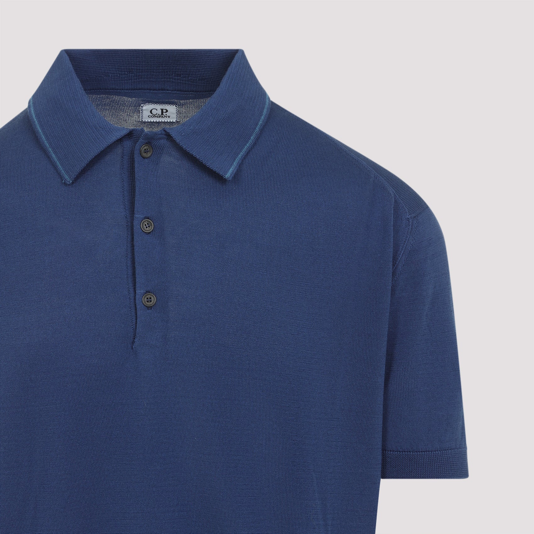 Buttoned Knit Polo