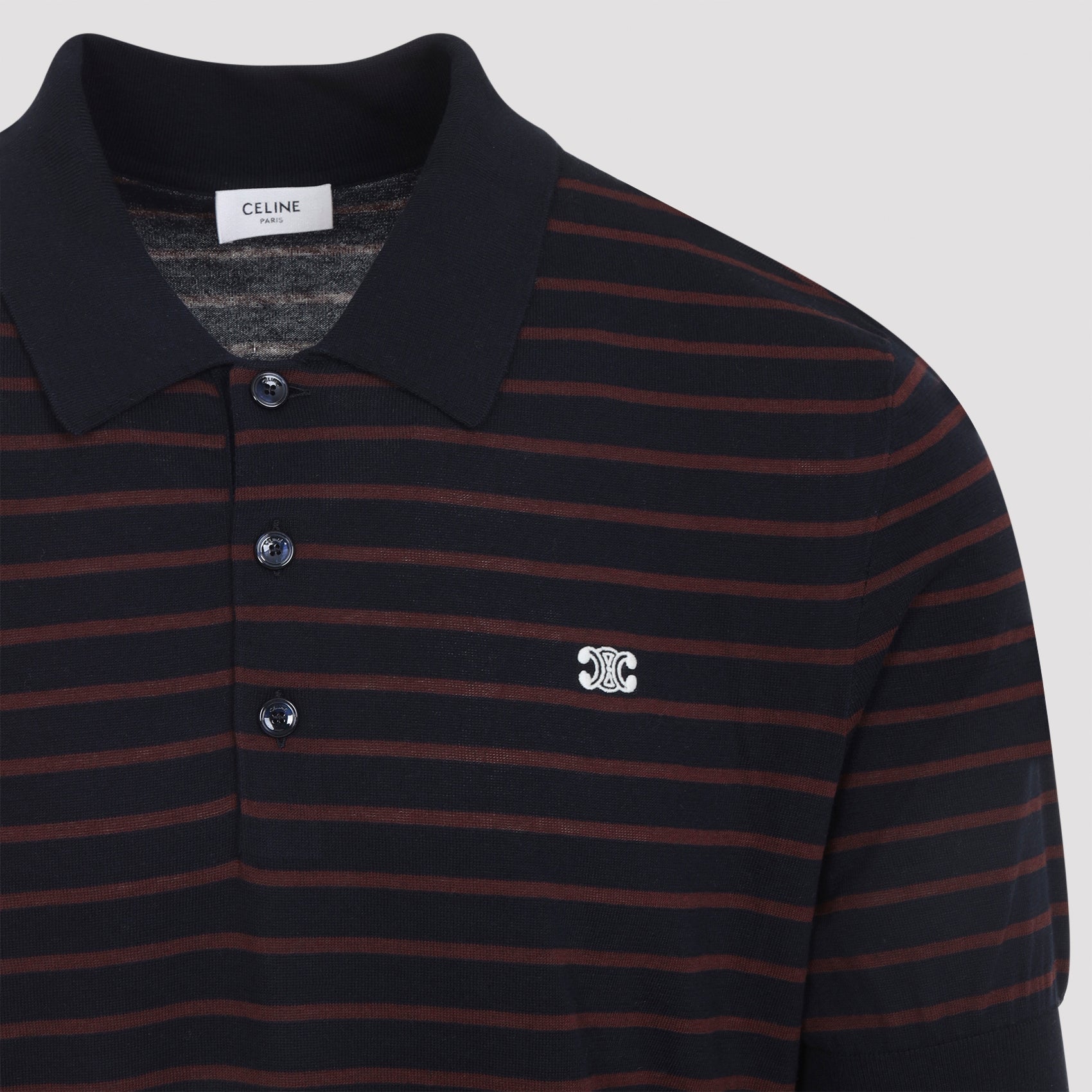 Short-Sleeved Polo Sweater