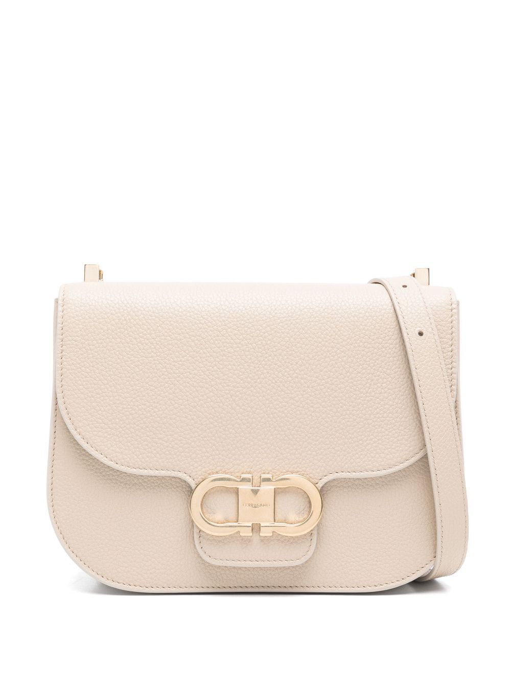 DOUBLE GANCINI CROSS BODY FLAP BAG