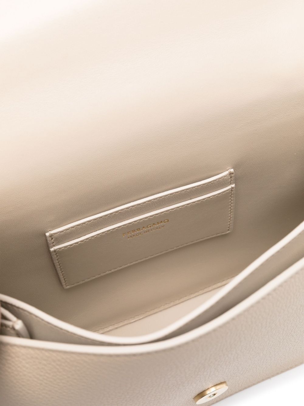 DOUBLE GANCINI CROSS BODY FLAP BAG