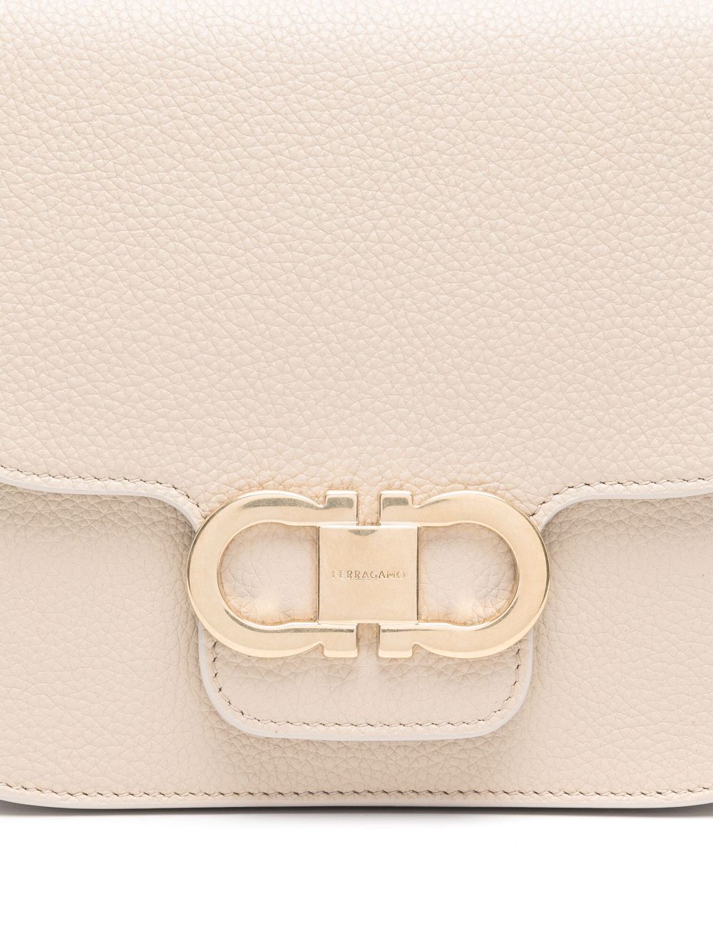 DOUBLE GANCINI CROSS BODY FLAP BAG