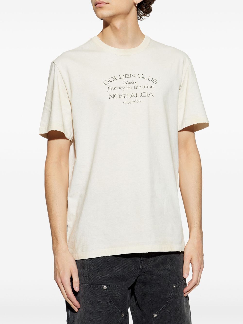 SLOGAN-PRINT T-SHIRT
