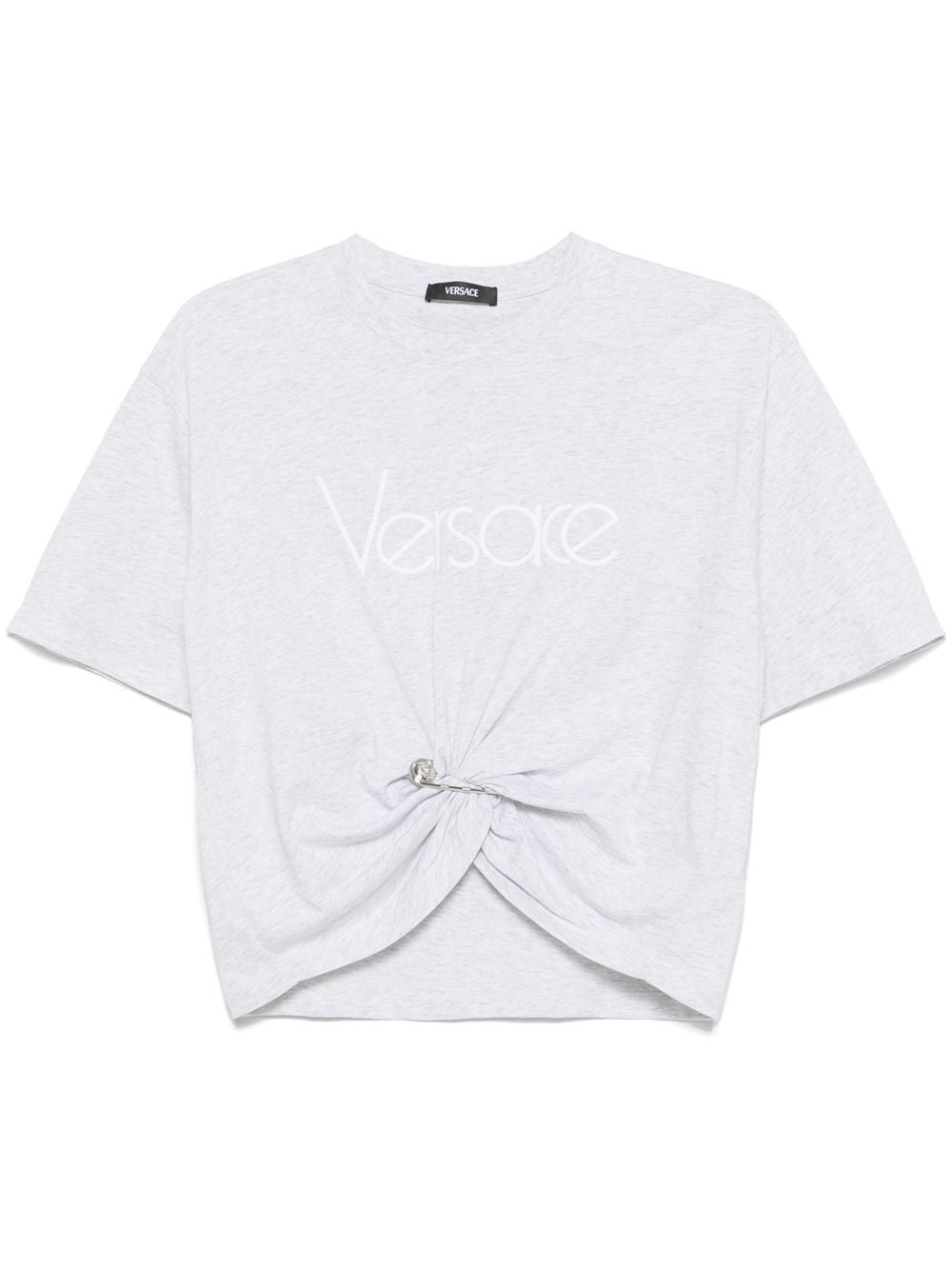 SAFETY PIN CROPPED T-SHIRT