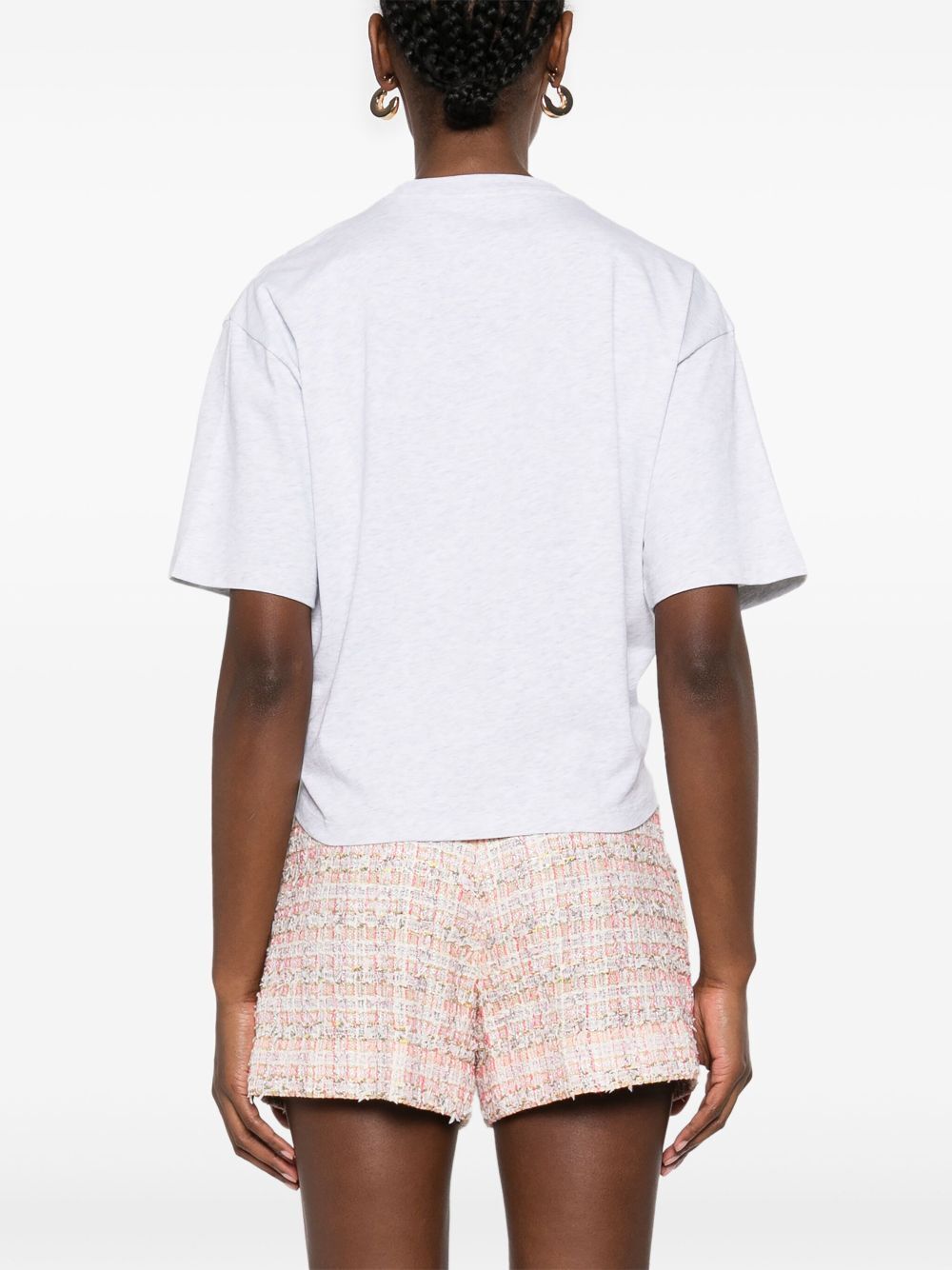 SAFETY PIN CROPPED T-SHIRT