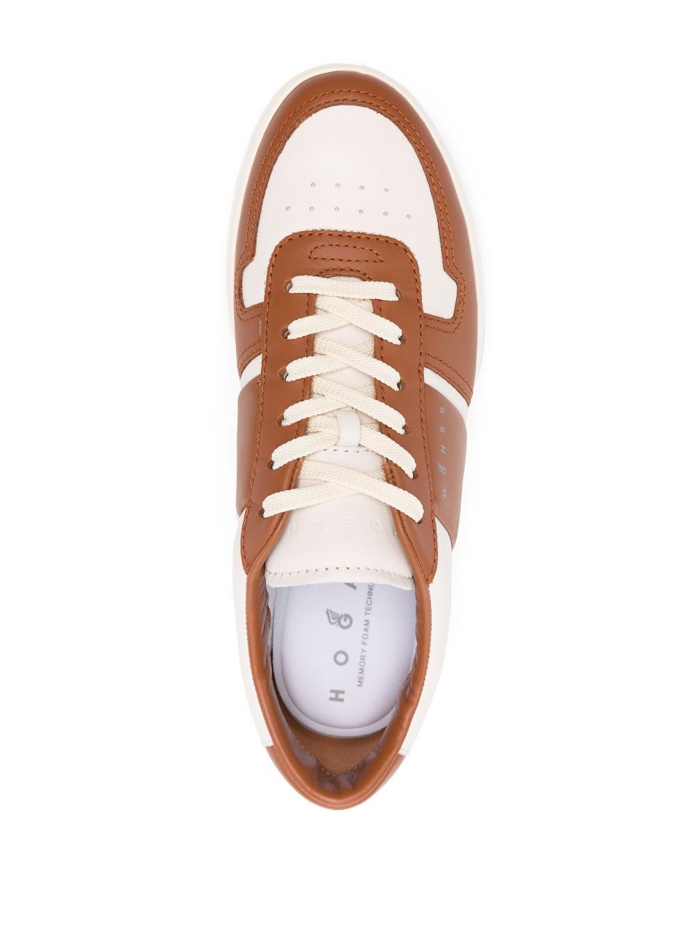 H-TV TWO-TONE NAPPA SNEAKERS