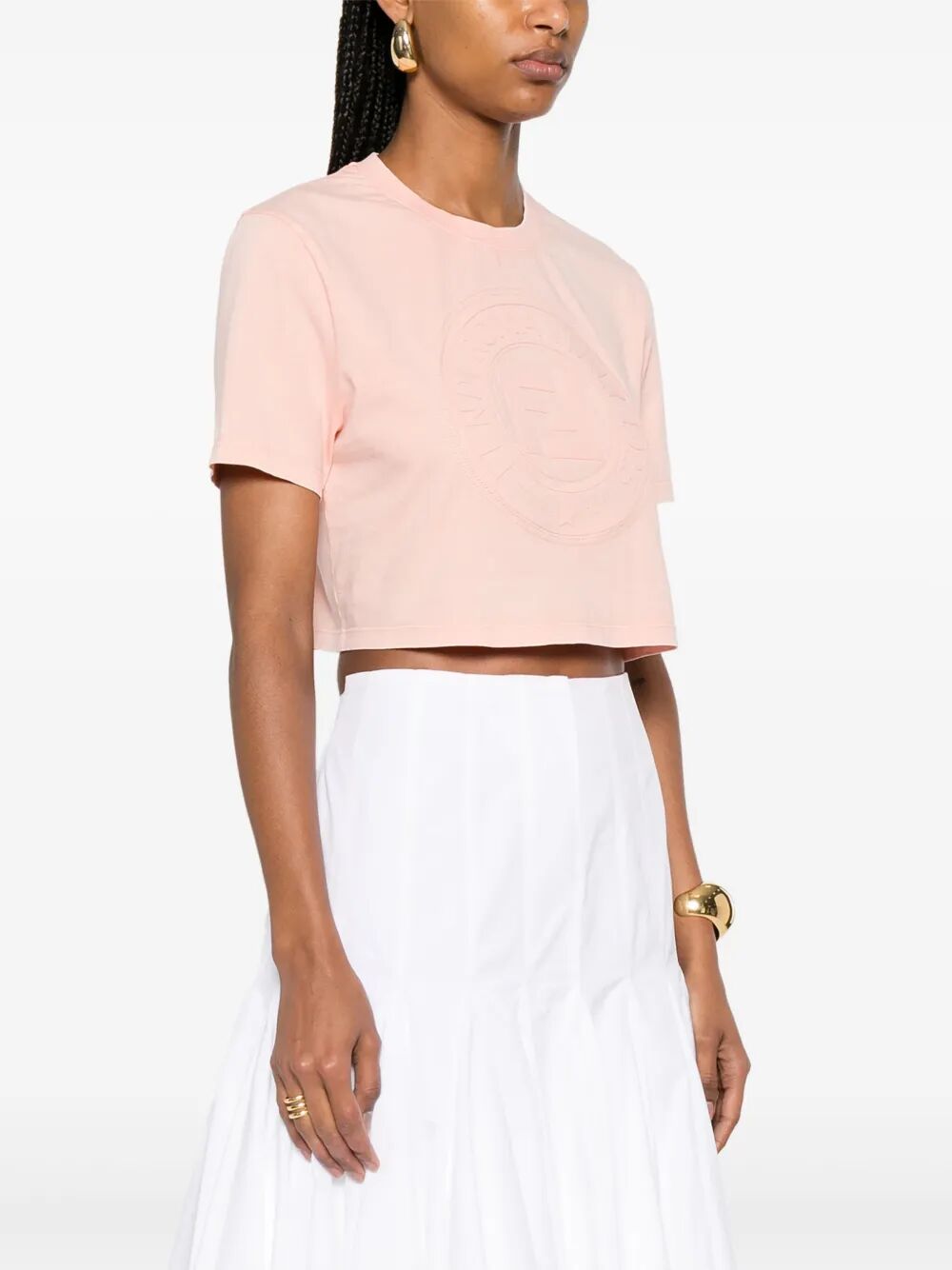 3D FENDI ROMA CROPPED T-SHIRT