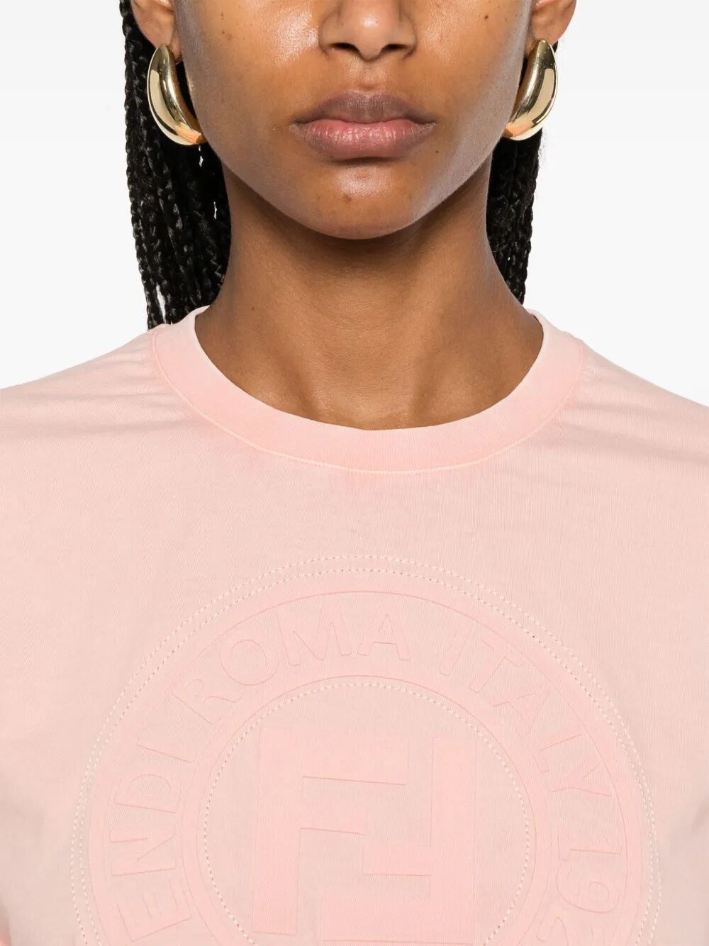 3D FENDI ROMA CROPPED T-SHIRT
