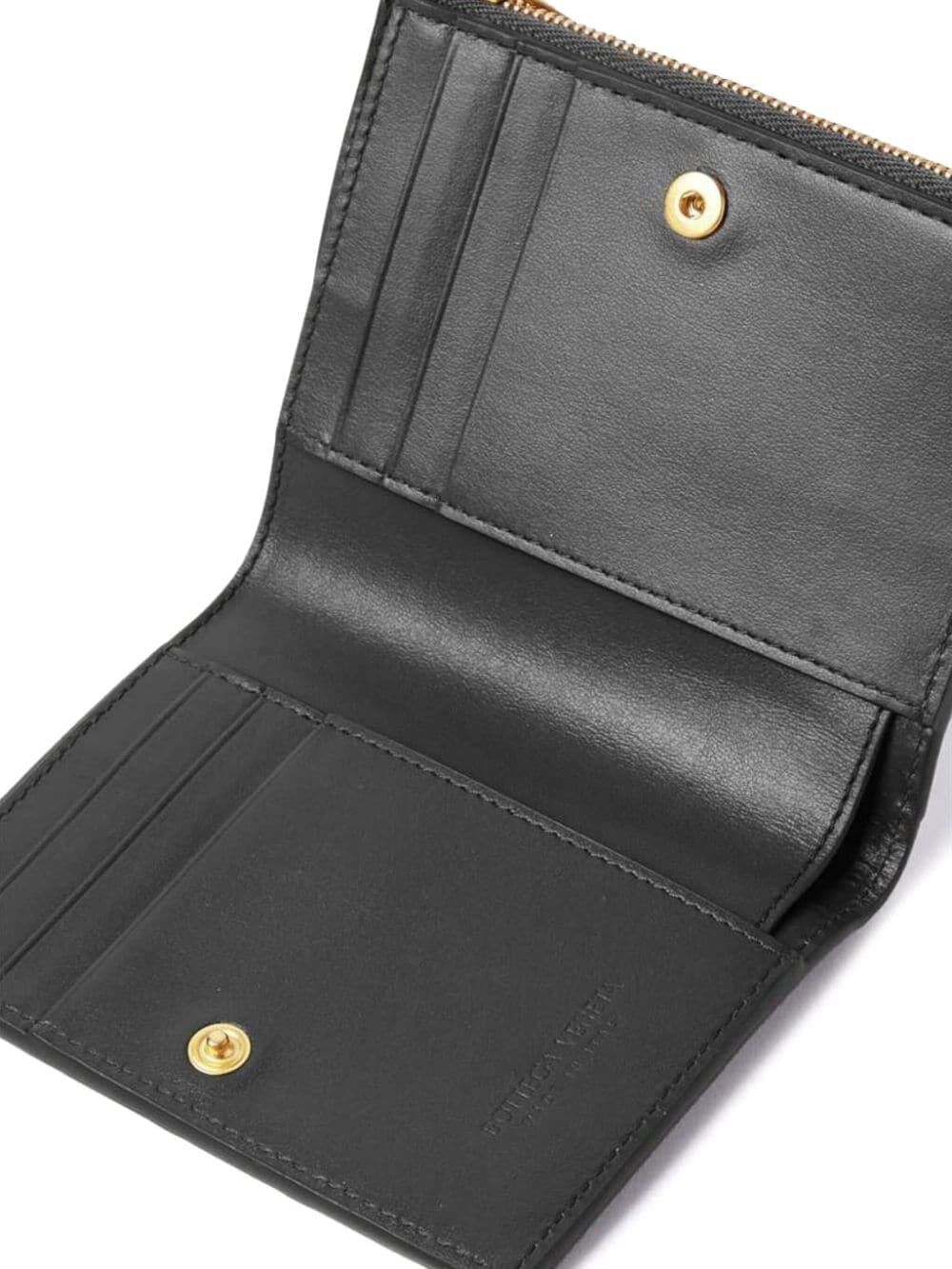 PORTAFOGLIO BI-FOLD INTRECCIATO PICCOLO