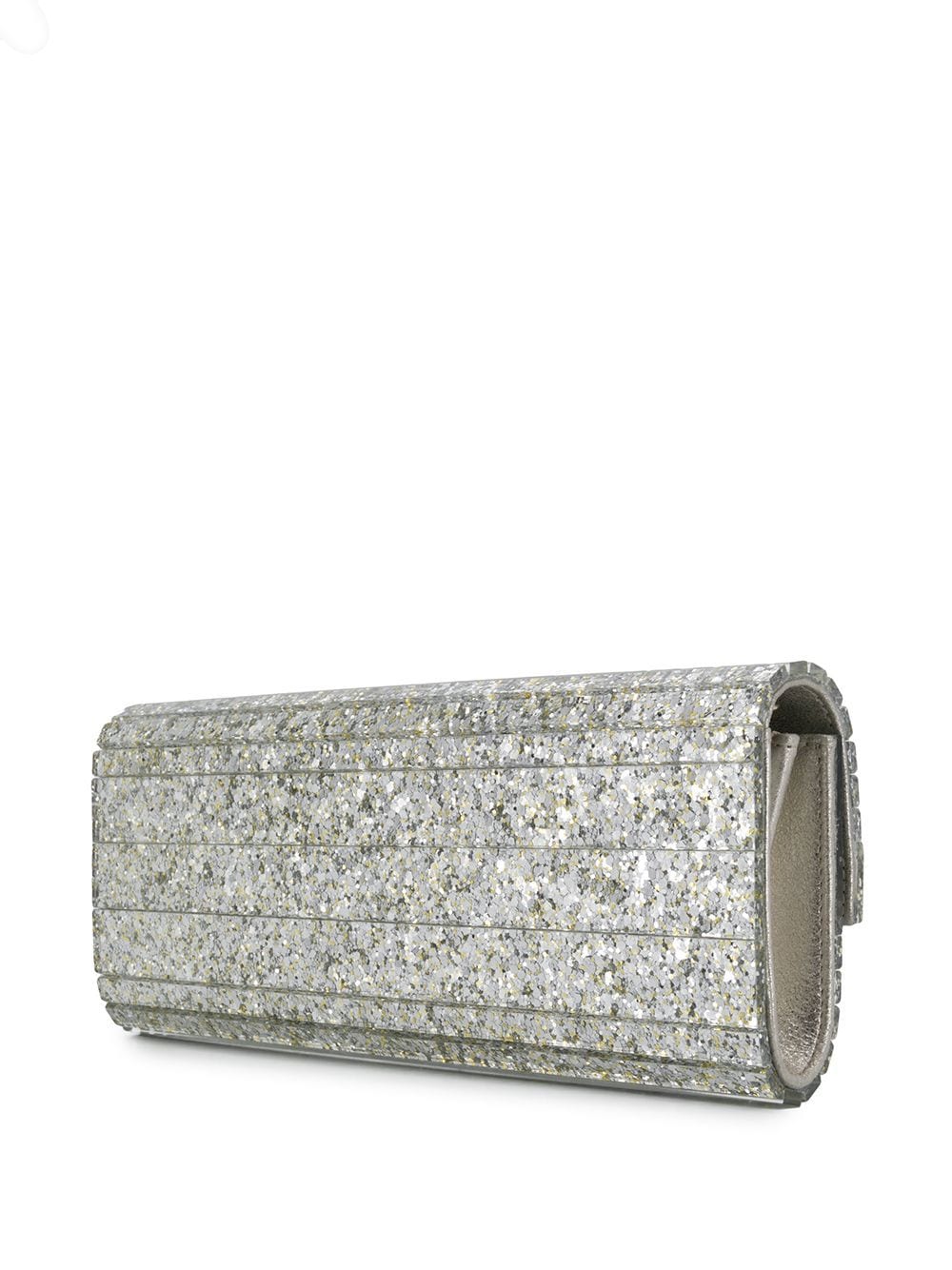 SWEETIE COARSE GLITTER ACRYLIC CLUTCH BAG