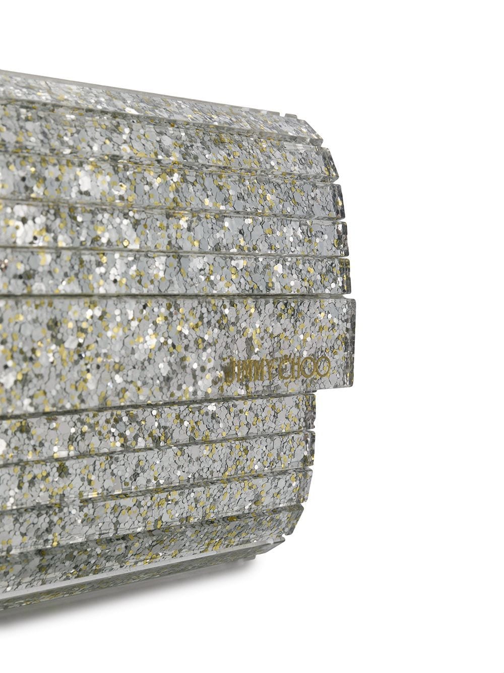 SWEETIE COARSE GLITTER ACRYLIC CLUTCH BAG