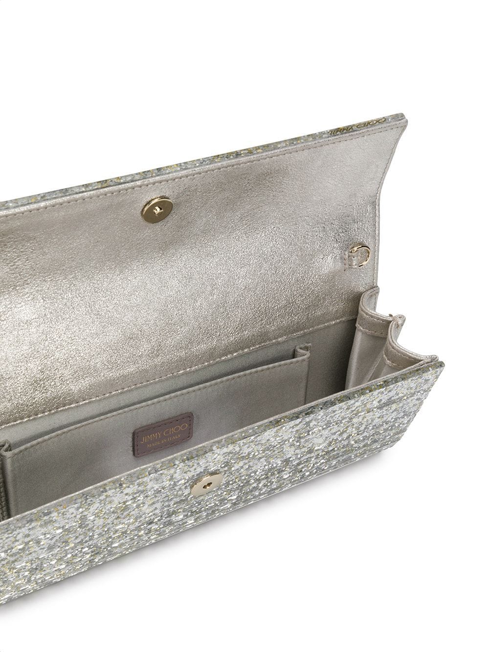 SWEETIE COARSE GLITTER ACRYLIC CLUTCH BAG