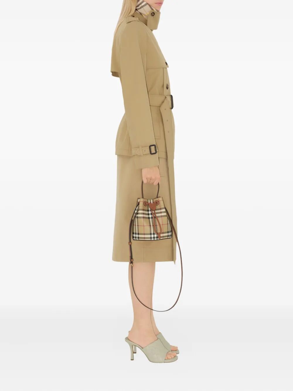 DRAWSTRING MINI BUCKET BAG