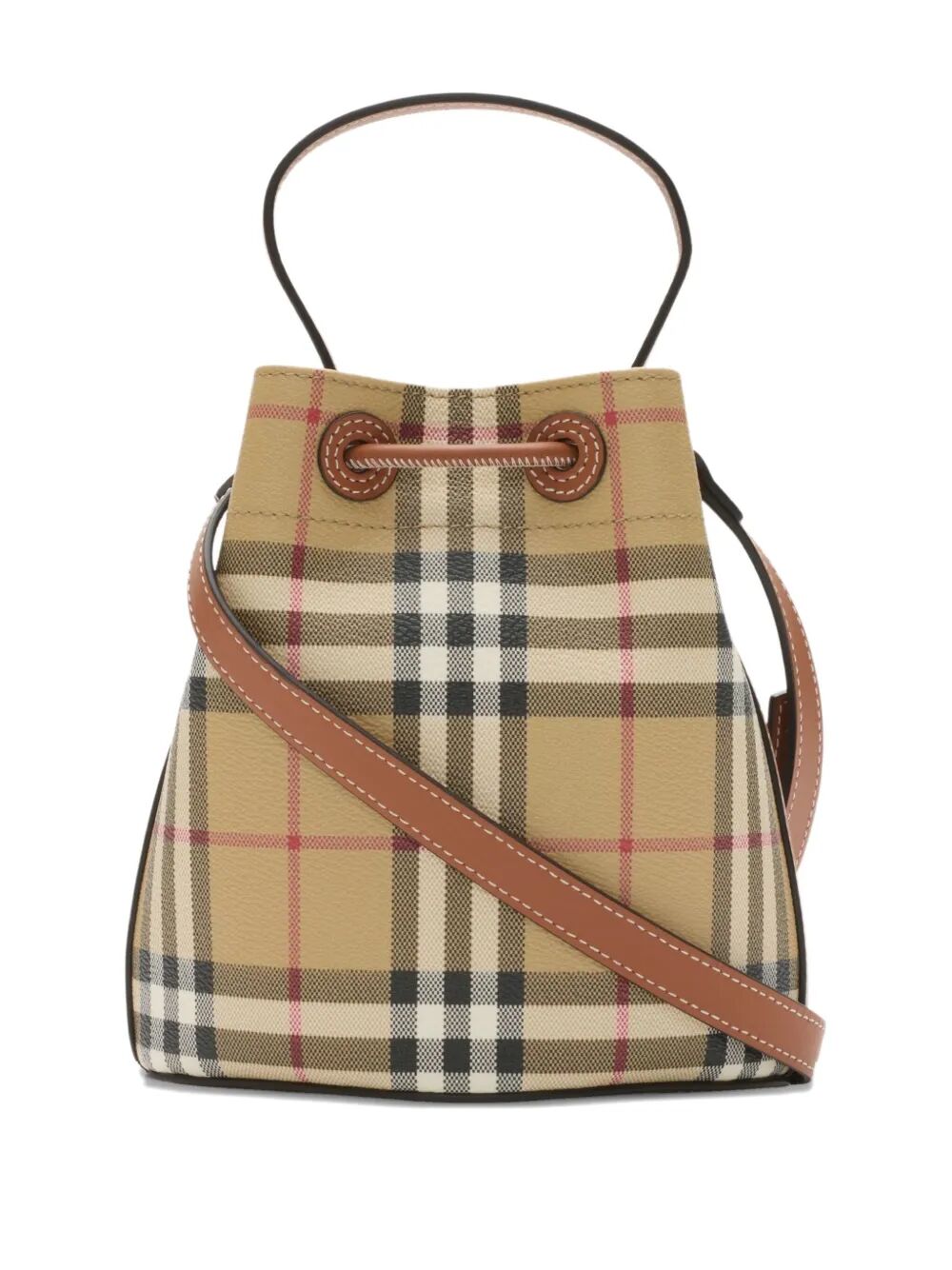 DRAWSTRING MINI BUCKET BAG